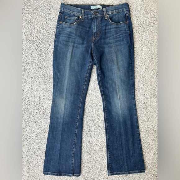 Levi's Jeans Womens 8 Short Boot Cut 515 Regular Wash Studded Western Rodeo - Picture 1 of 5